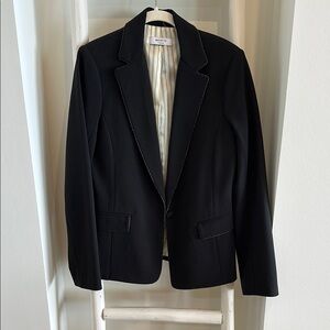Bailey 44 Black Sport Coat Classic Single-Breasted Blazer